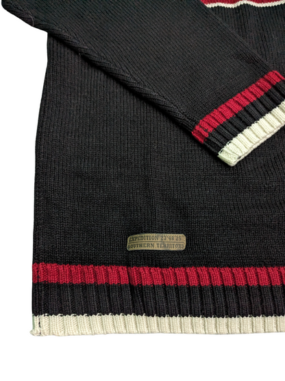 Vintage Nordic Style Sweater XLarge - Details