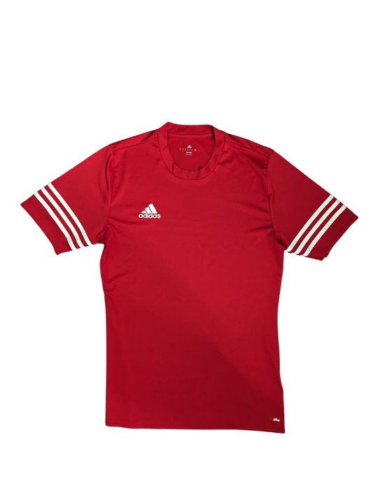 Red Short Sleeve Adidas Sport Jersey - Front View