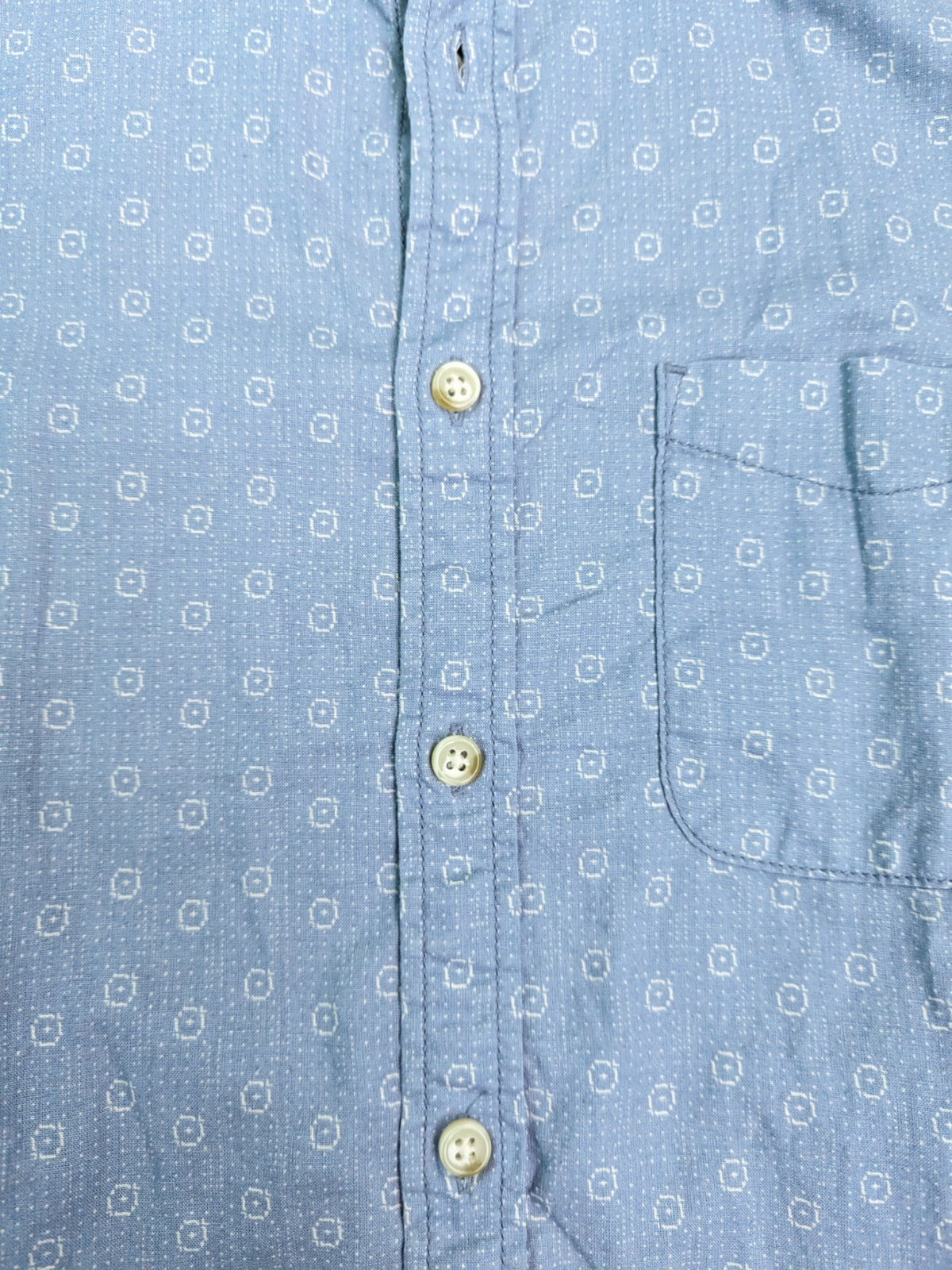 Vintage Light Blue Jack & Jones Shirt Buttons