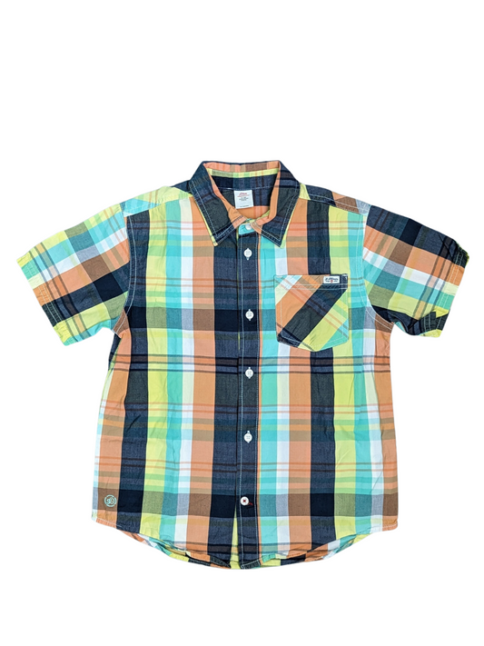 Vintage Short Sleeve S.Oliver Shirt For Kids - Front View