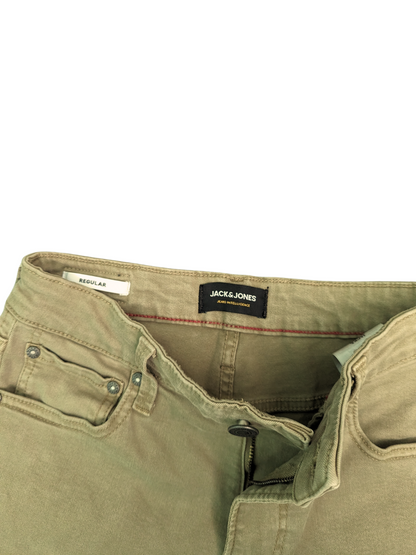 Vintage Dark Beige Jack & Jones Shorts - Label