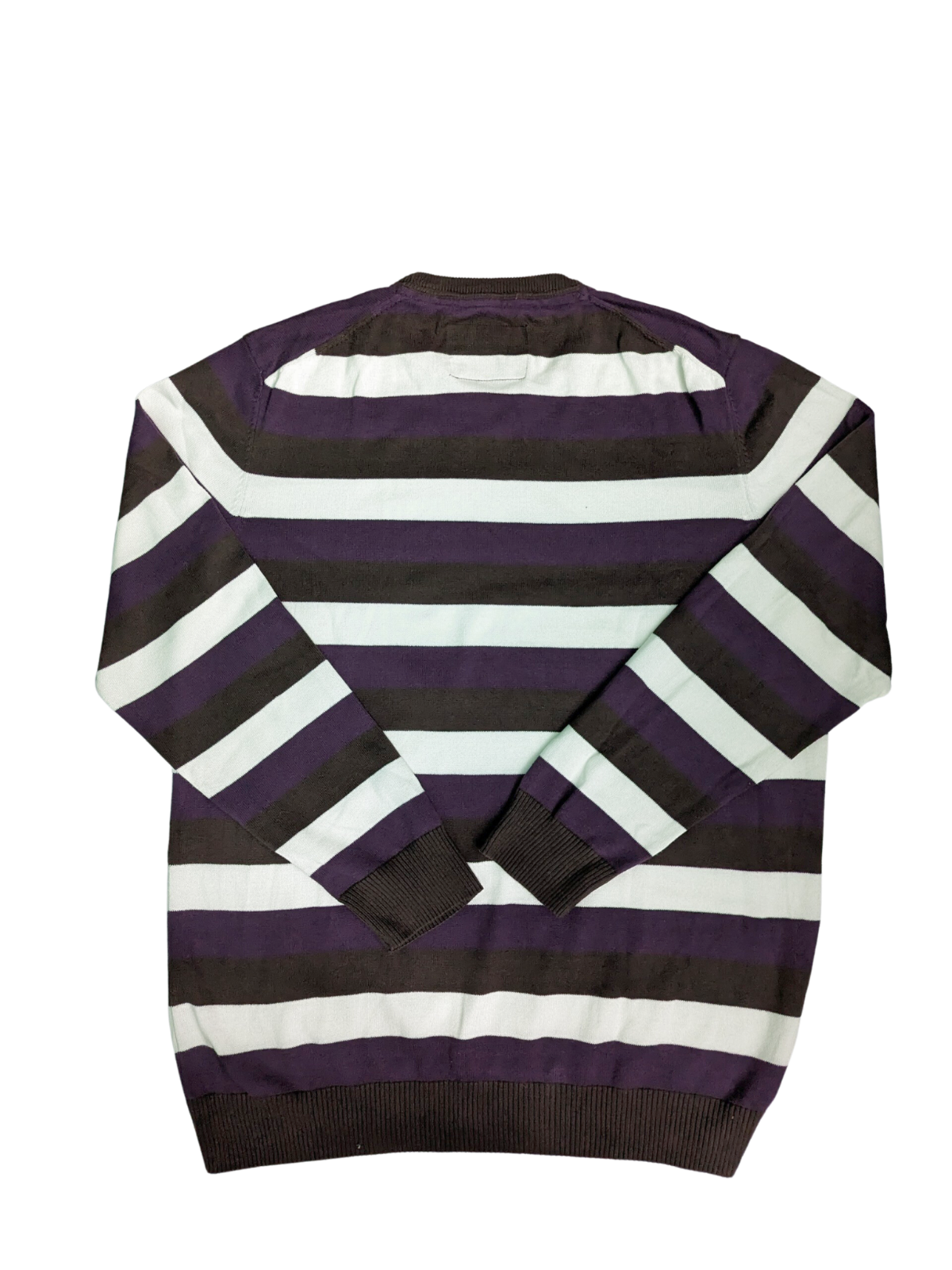 Vintage Striped S.Oliver Crewneck Sweater - Back View