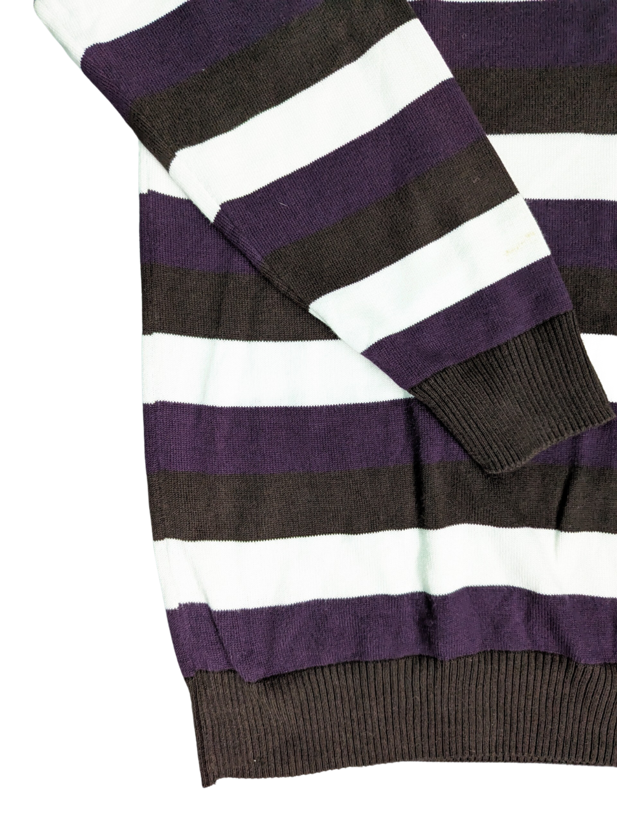 Vintage Striped S.Oliver Crewneck Sweater - Sleeve