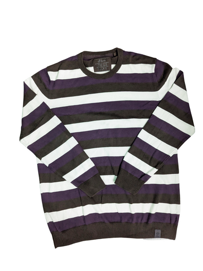 Vintage Striped S.Oliver Crewneck Sweater - Front View