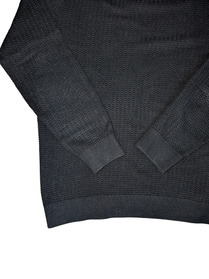 Vintage Charcoal Grey H&M Sweater - Sleeves