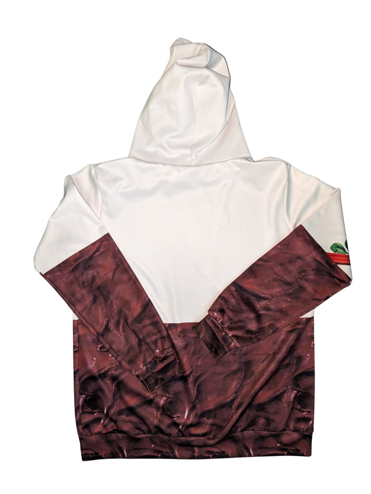 Delicious Nutella Inspired Print Hoodie - Back View