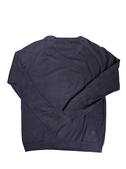 Vintage Navy Blue Pull & Bear Sweater - Back View