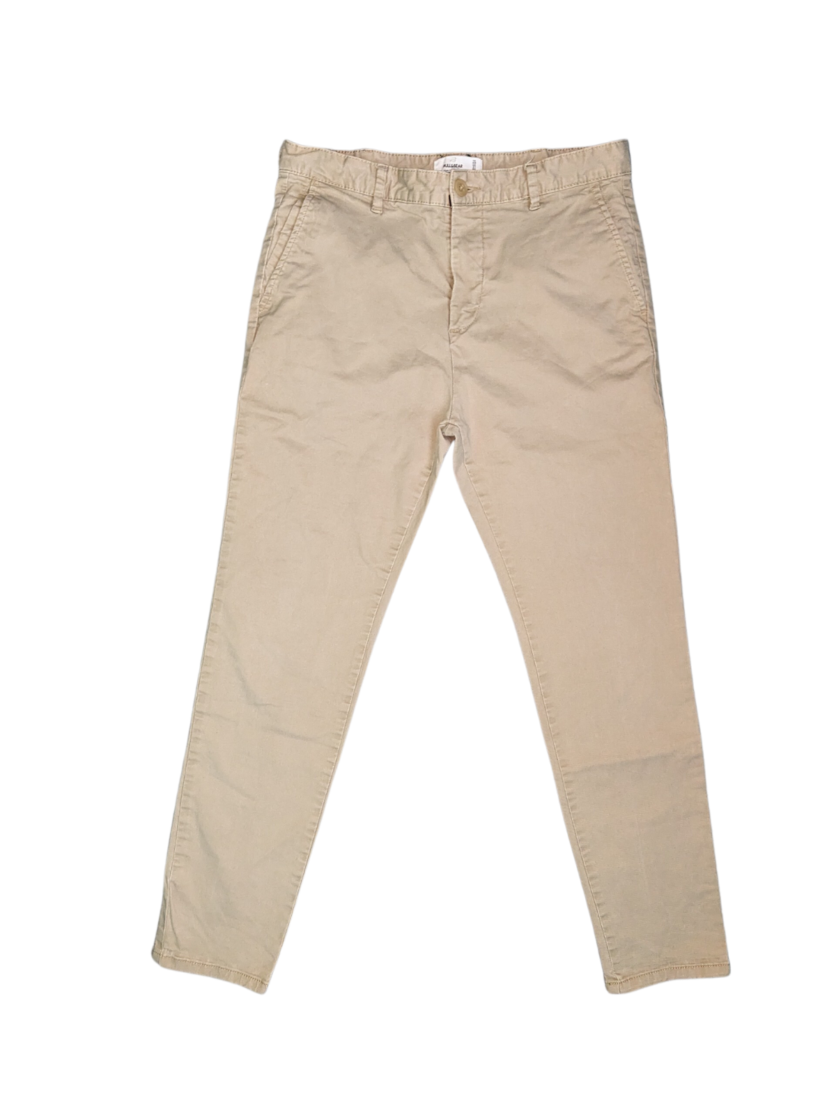 Vintage Light Beige Pull & Bear Pants - Front View 1