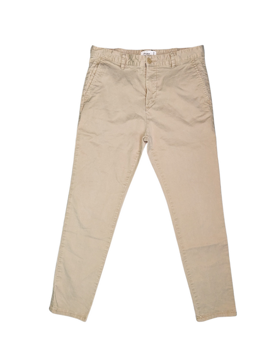 Vintage Light Beige Pull & Bear Pants - Front View 1