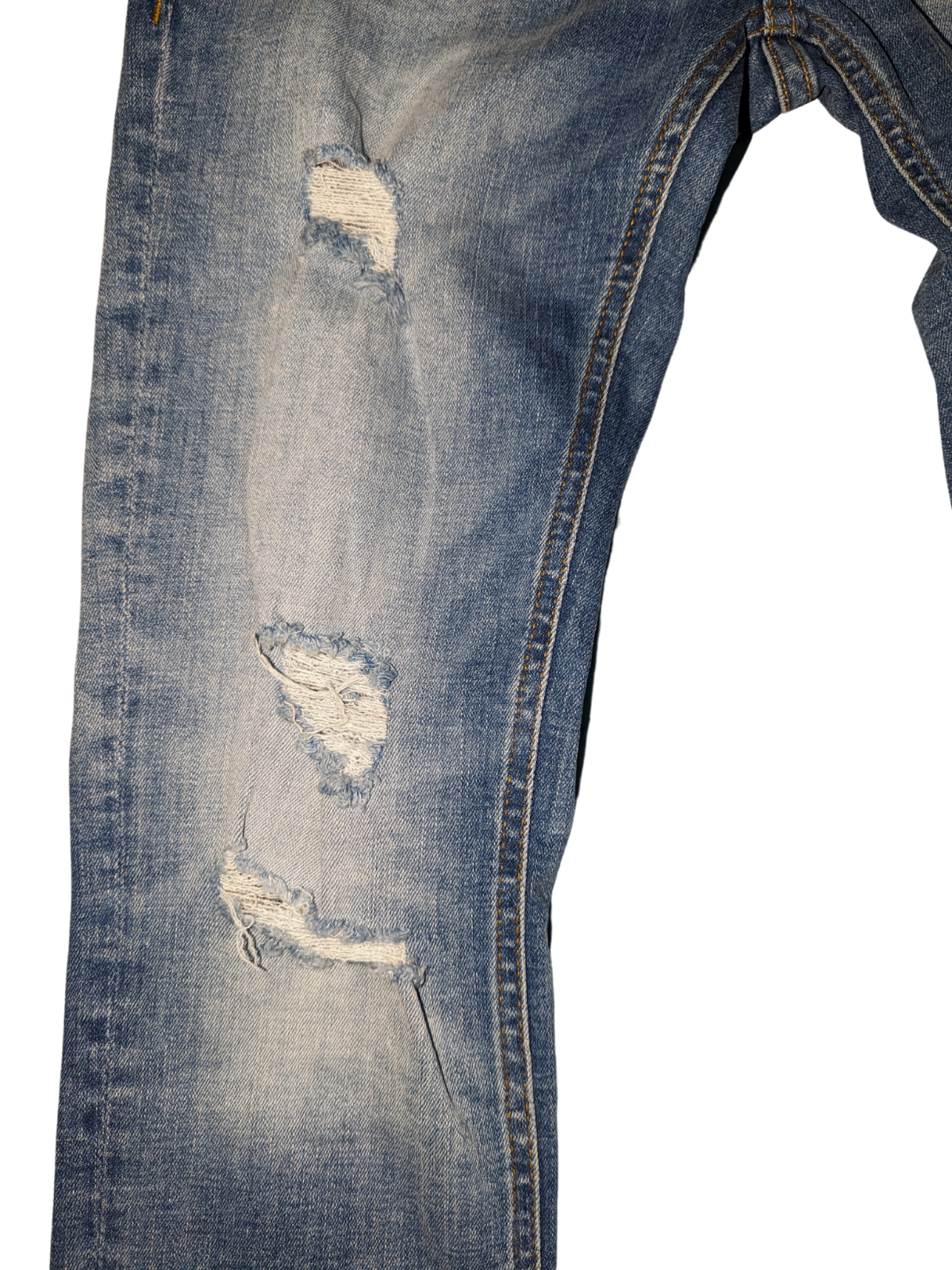 Vintage Skinny Cut Jack & Jones Jeans - Leg Worn Out Details