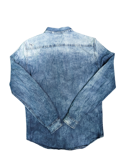 Vintage Denim Zara Long Sleeve Shirt - Back View