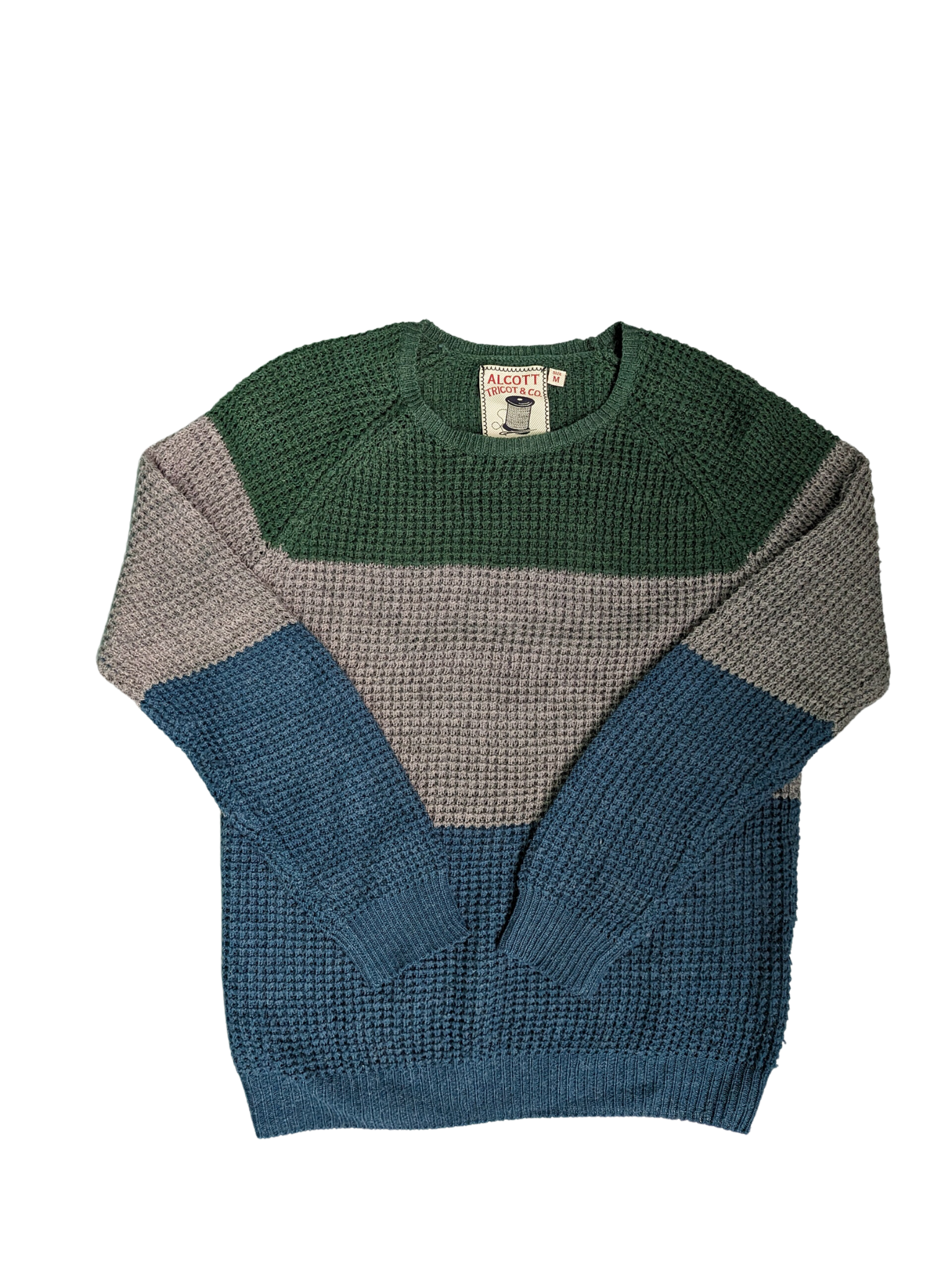 Vintage Loosely Fitted Wool Sweater - Front View