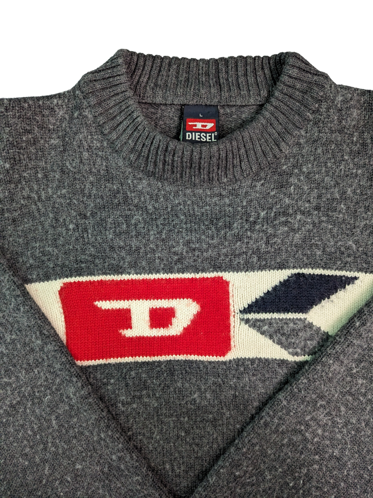 Vintage Diesel Sweater Large - Front 2