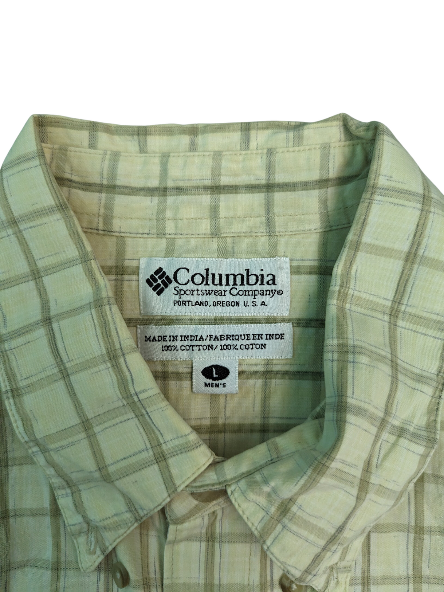 Vintage Columbia Sportswear Short Sleeve Shirt - Collar