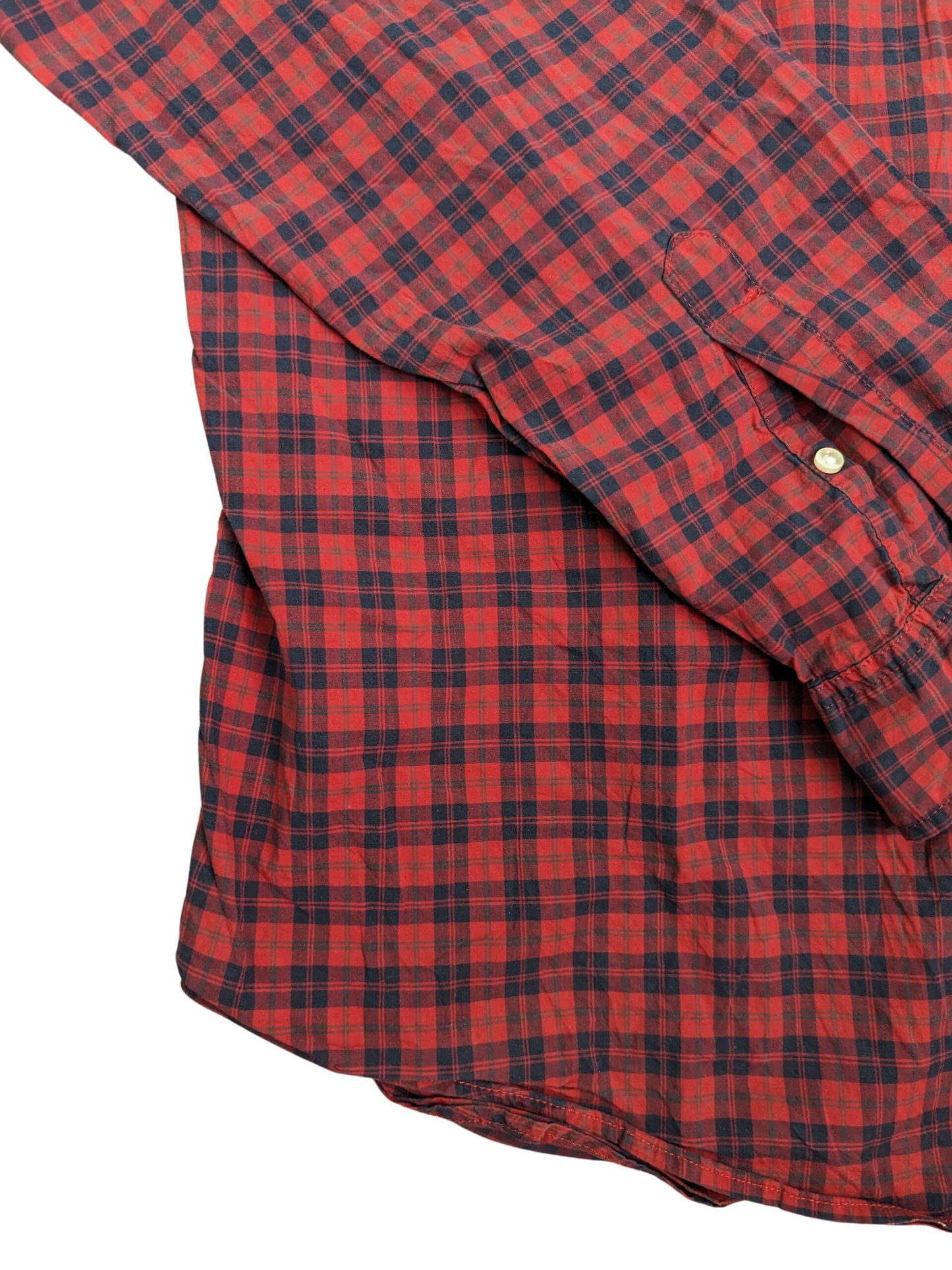 Vintage Red Chequered GAP Long Sleeve Shirt