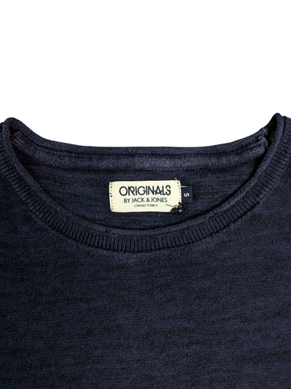 Vintage Navy Blue Jack & Jones Sweater - Crewneck