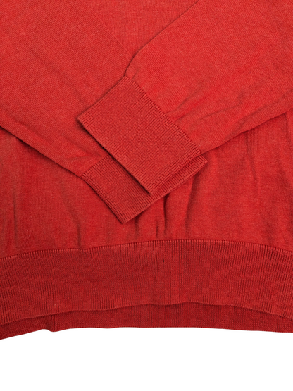 Vintage Red Marc O'Polo V-Neck Sweater - Sleeves