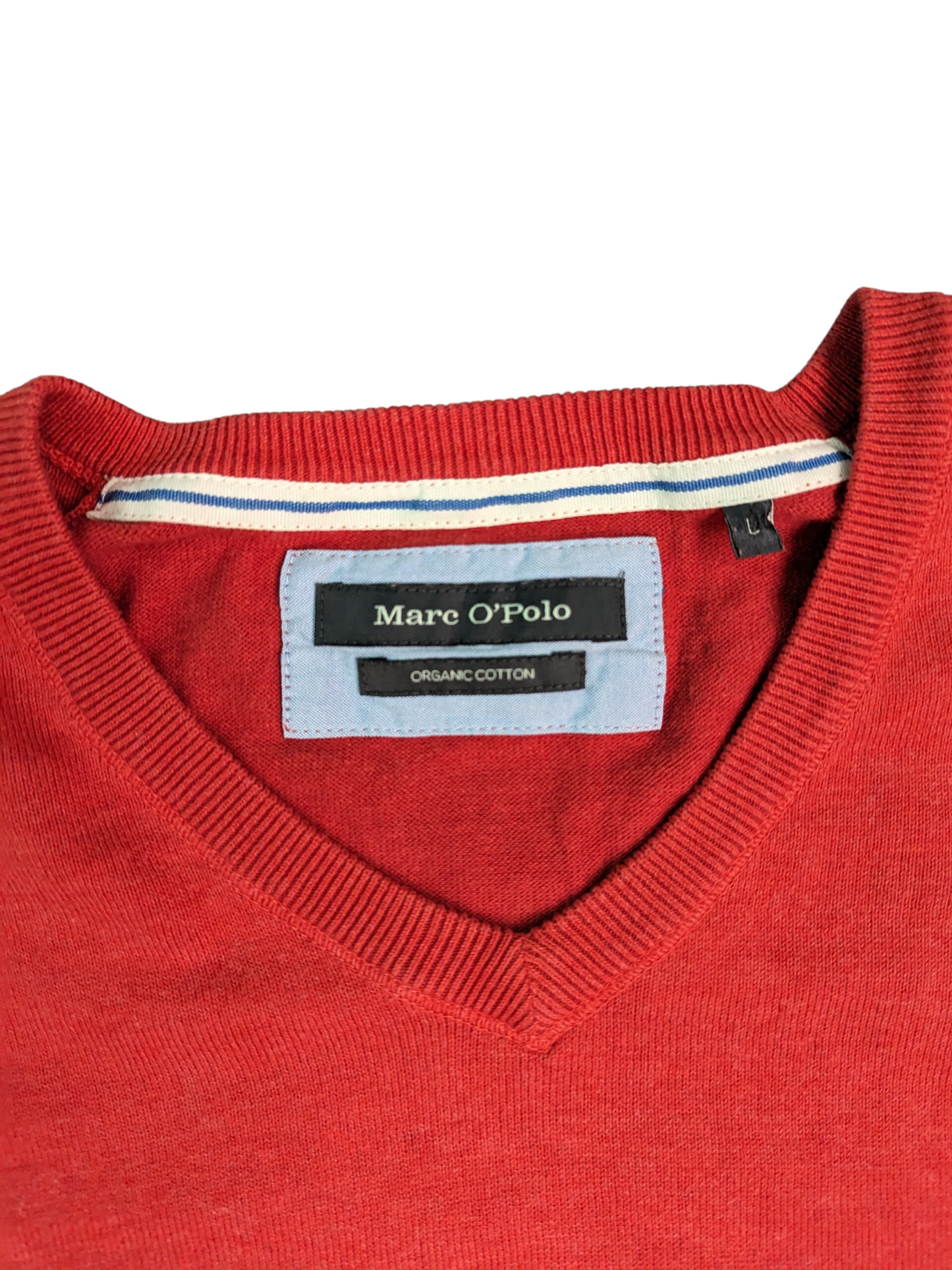 Vintage Red Marc O'Polo V-Neck Sweater - V Neck