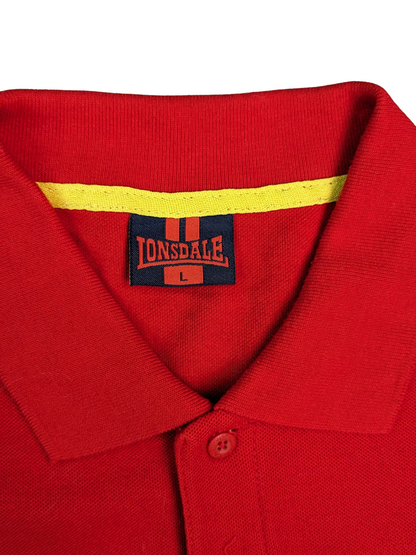 Vintage Lonsdale Short Sleeve Polo Shirt - Collar Label