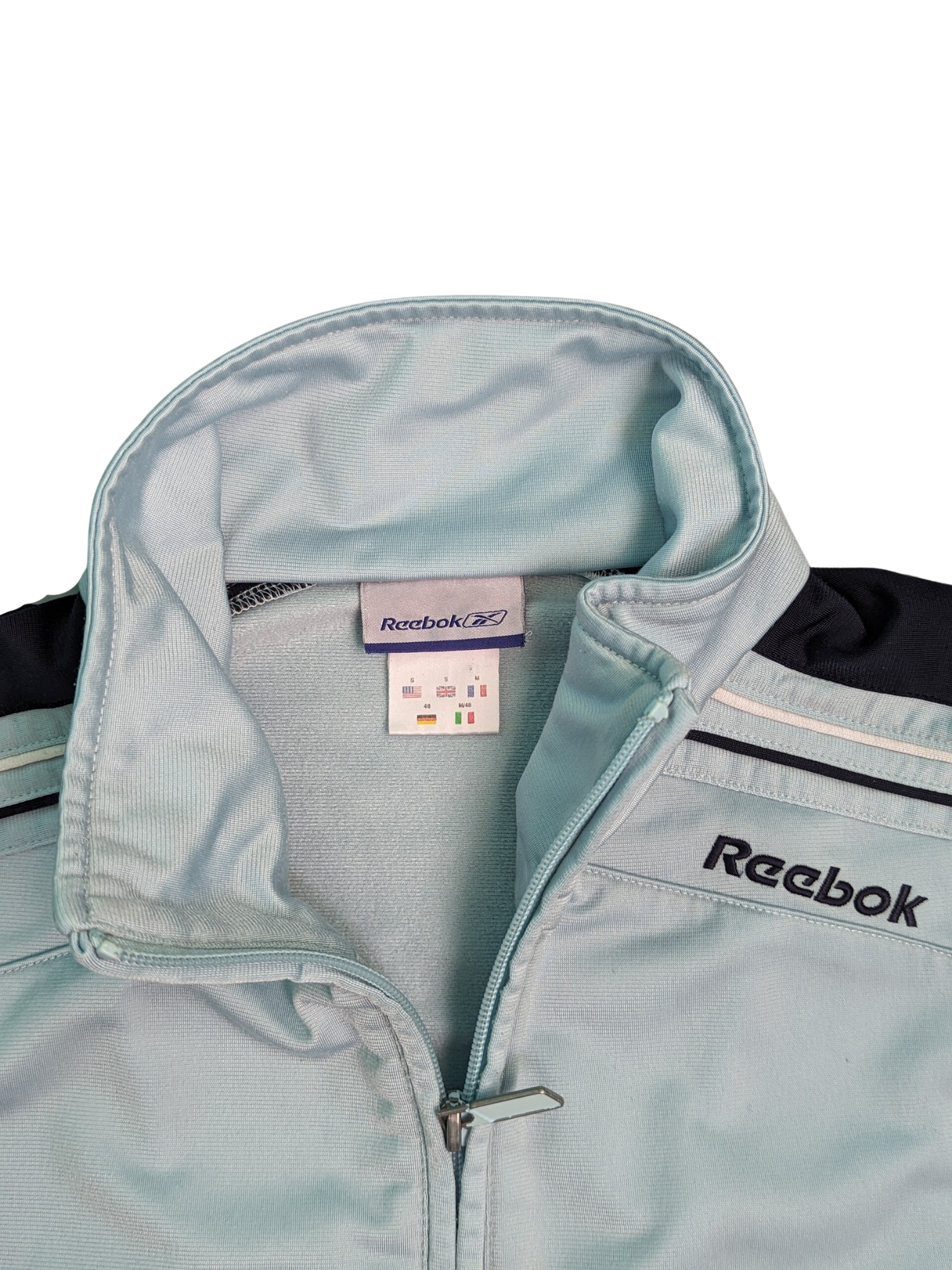 Vintage Reebok Track Jacket Small - Zip Down