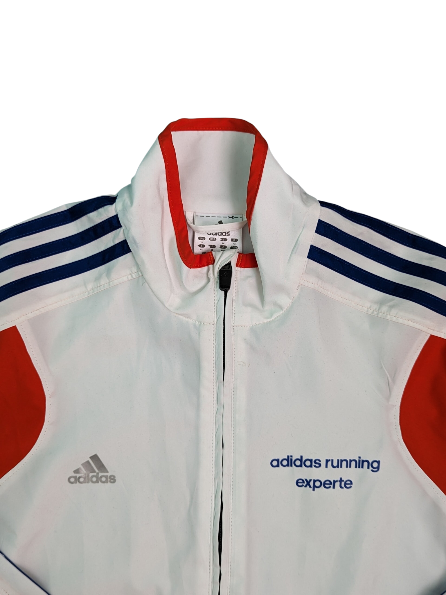 Vintage Long Sleeve Adidas Running Jacket - Neck