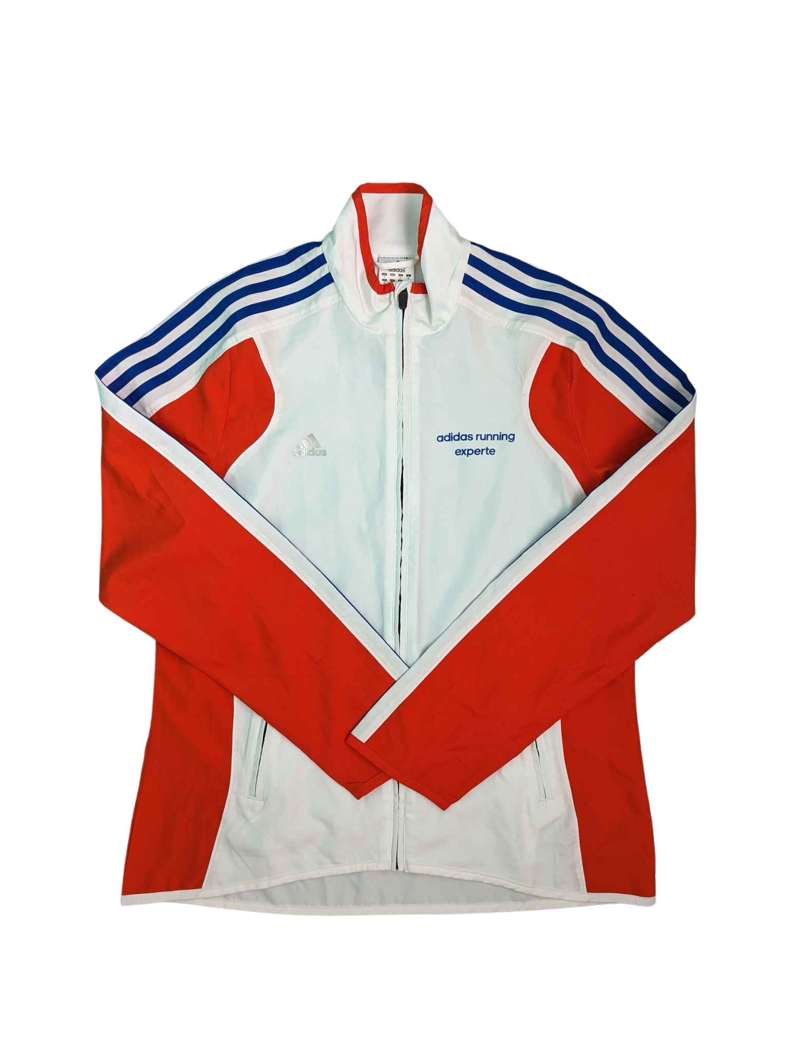 Vintage Long Sleeve Adidas Running Jacket - Front View