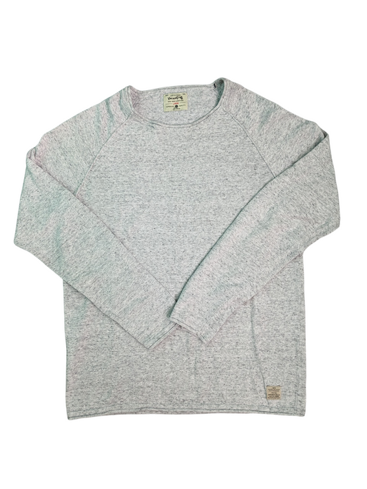 Vintage Light Grey Jack & Jones Sweater - Front View