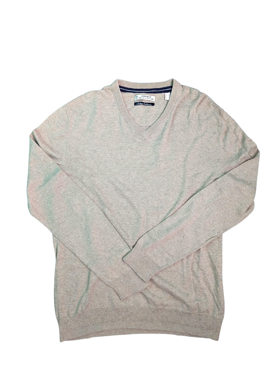 Vintage Light Grey Esprit Cashmire Sweater - Front View