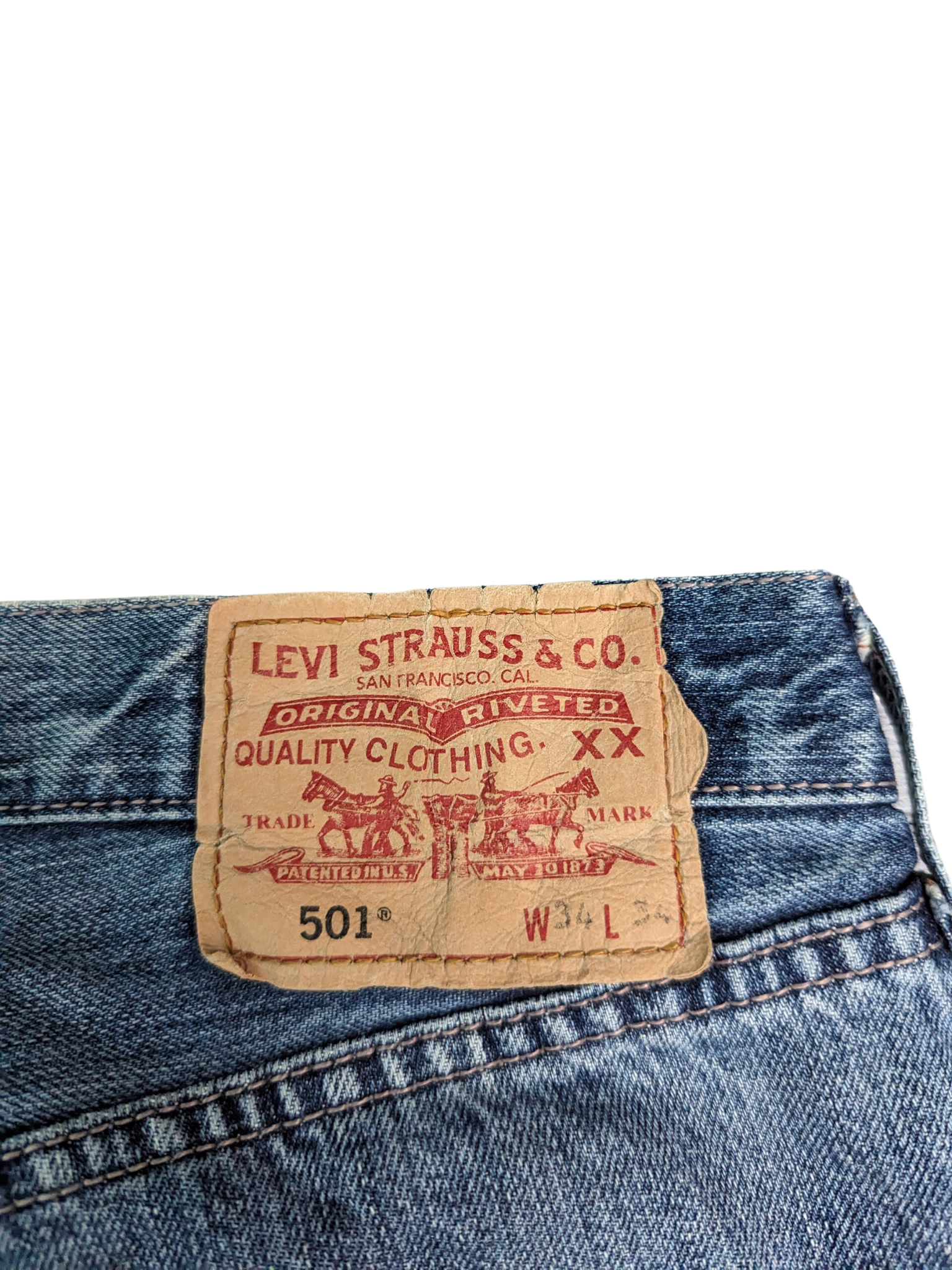 Beautiful vintage Levi's 501 jeans - Closer Label