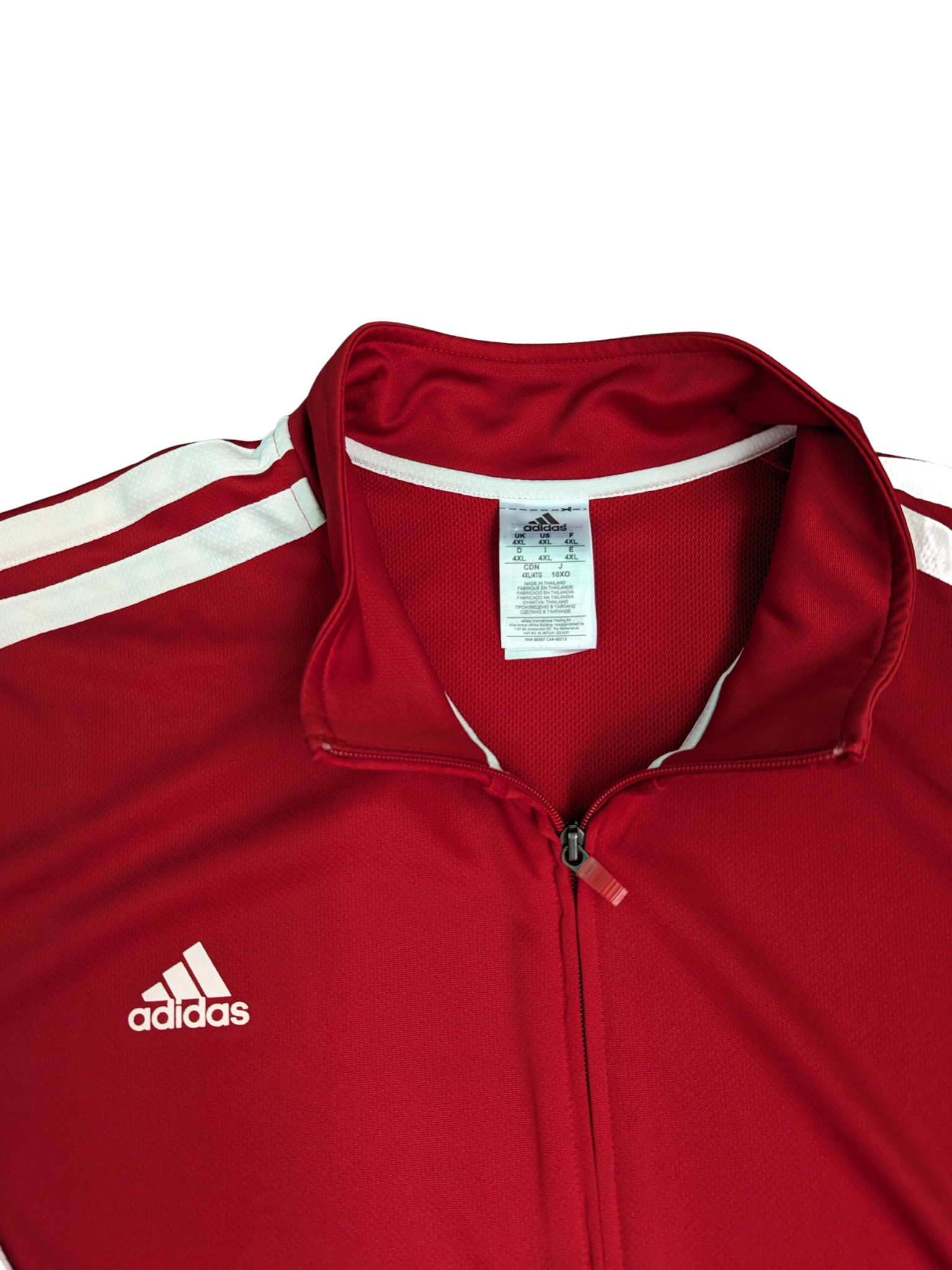 Vintage Classic Adidas Track Jacket 4XLarge - Collar