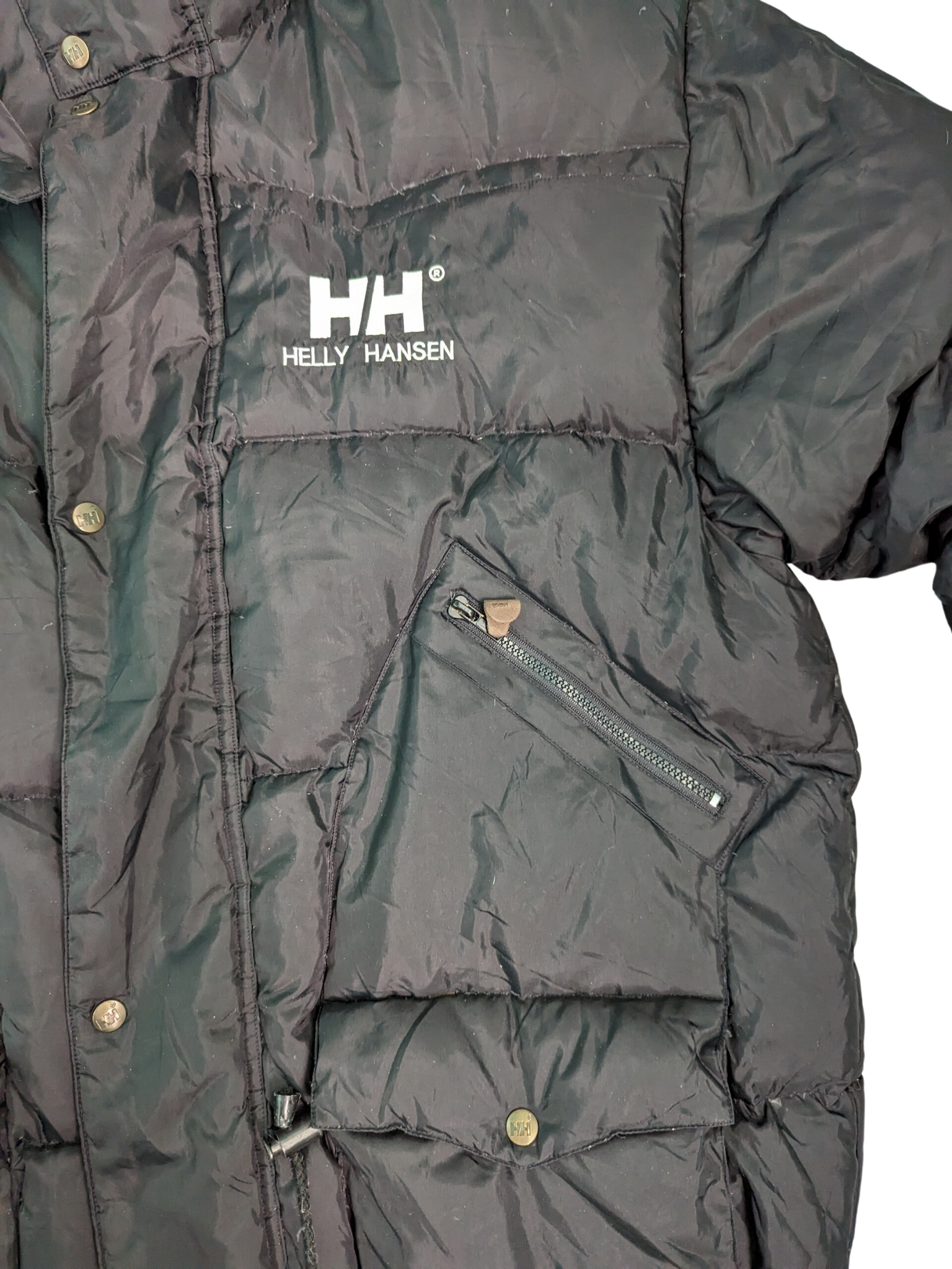 Vintage Helly Hansen Puffer Jacket Large - Pocket