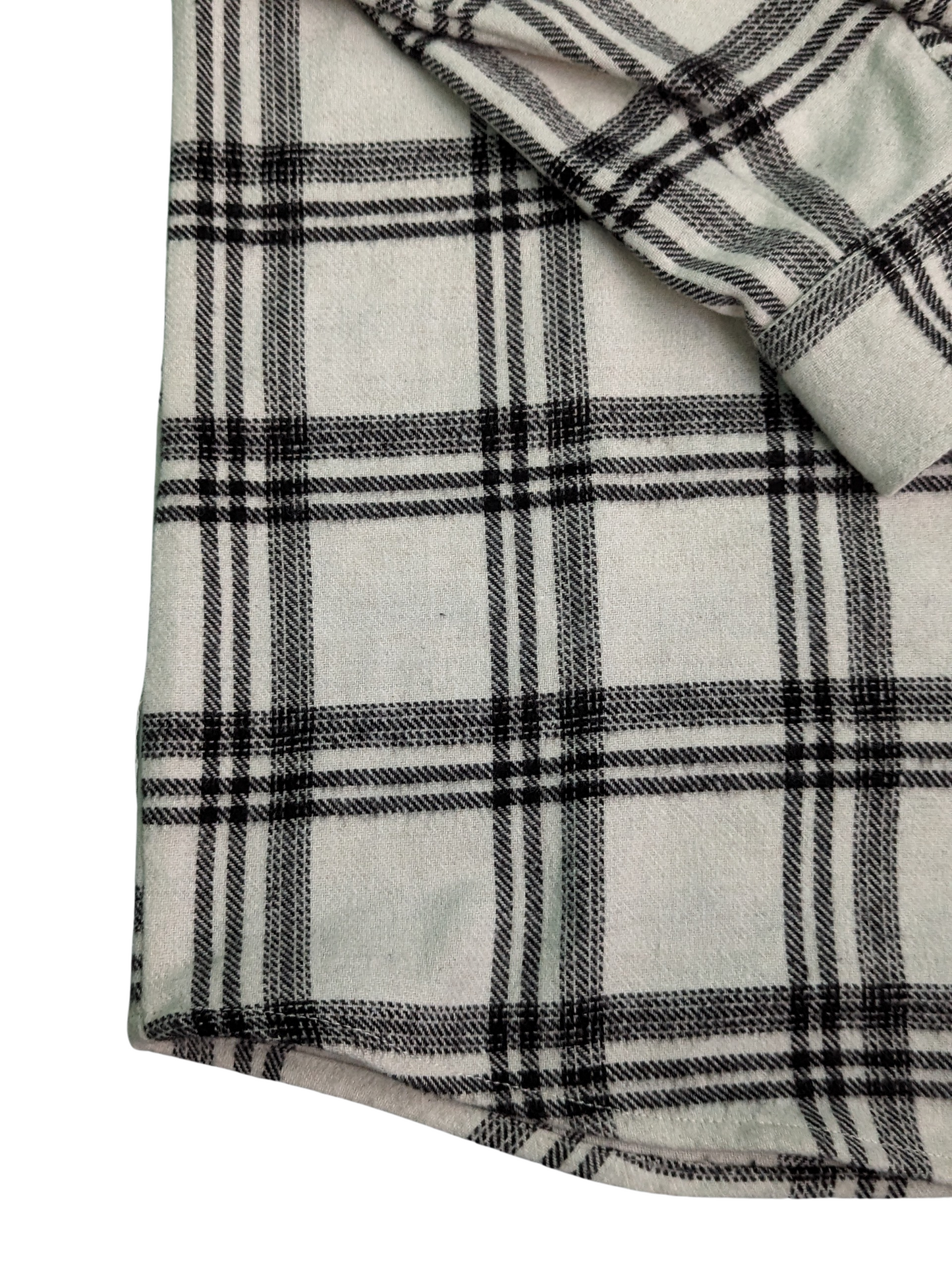 Vintage Plaid Shirt Large - Fabric