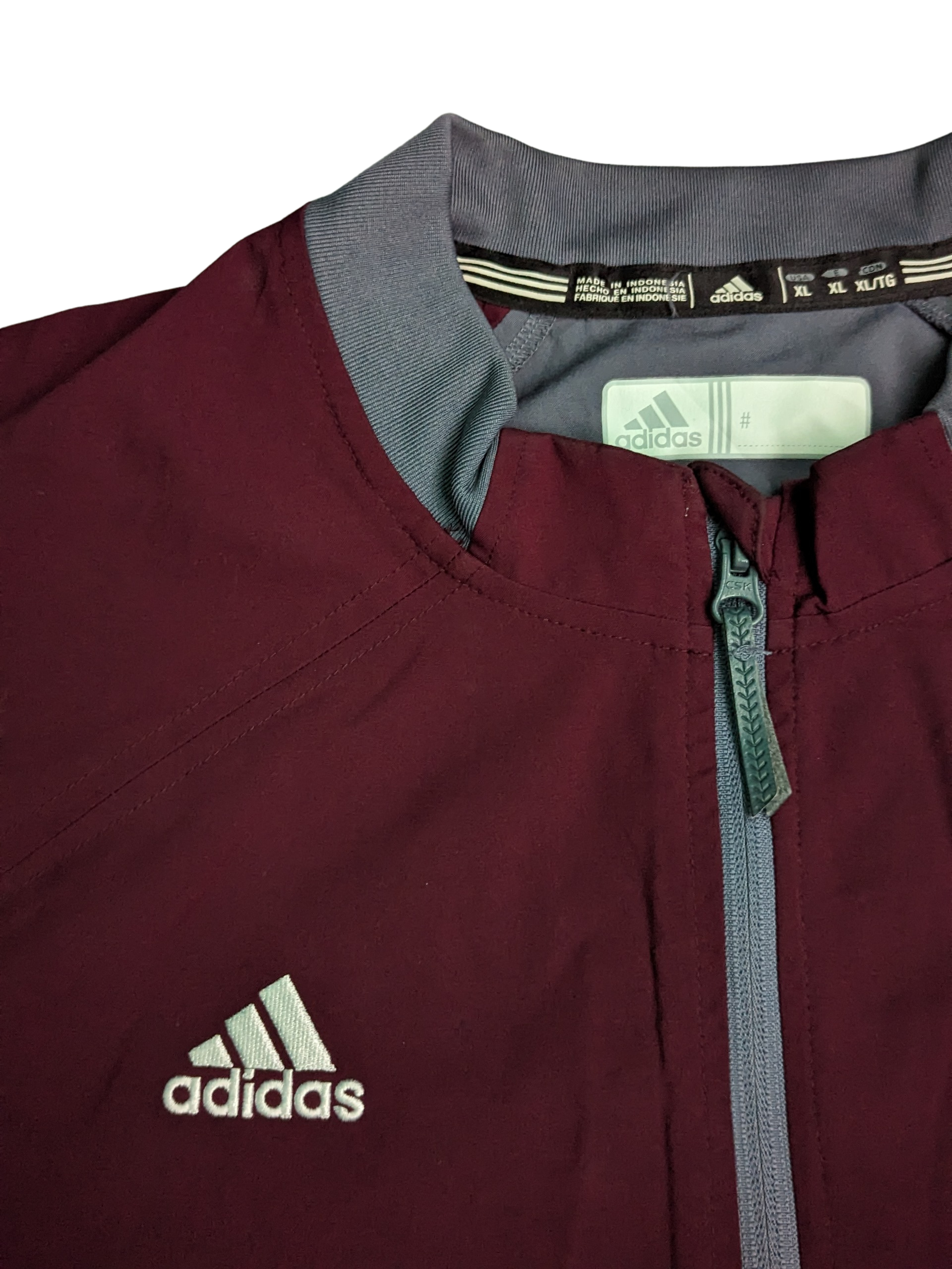 Vintage Adidas Track Jacket XLarge - Collar