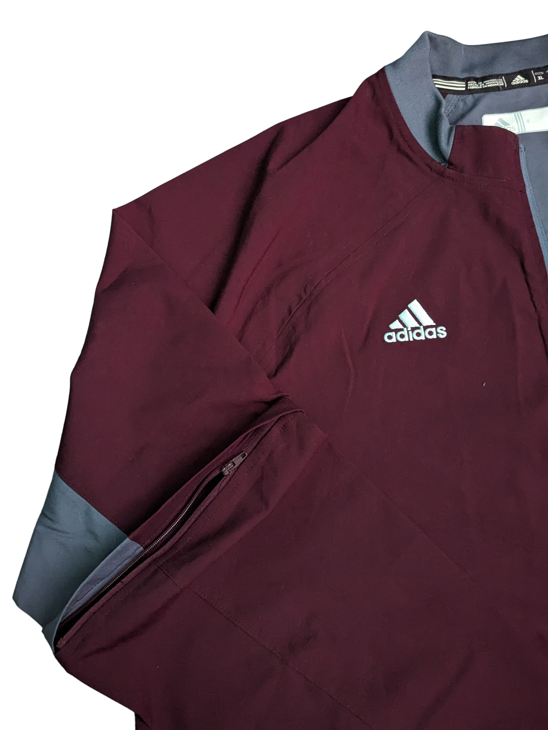 Vintage Adidas Track Jacket XLarge - Detached Sleeve