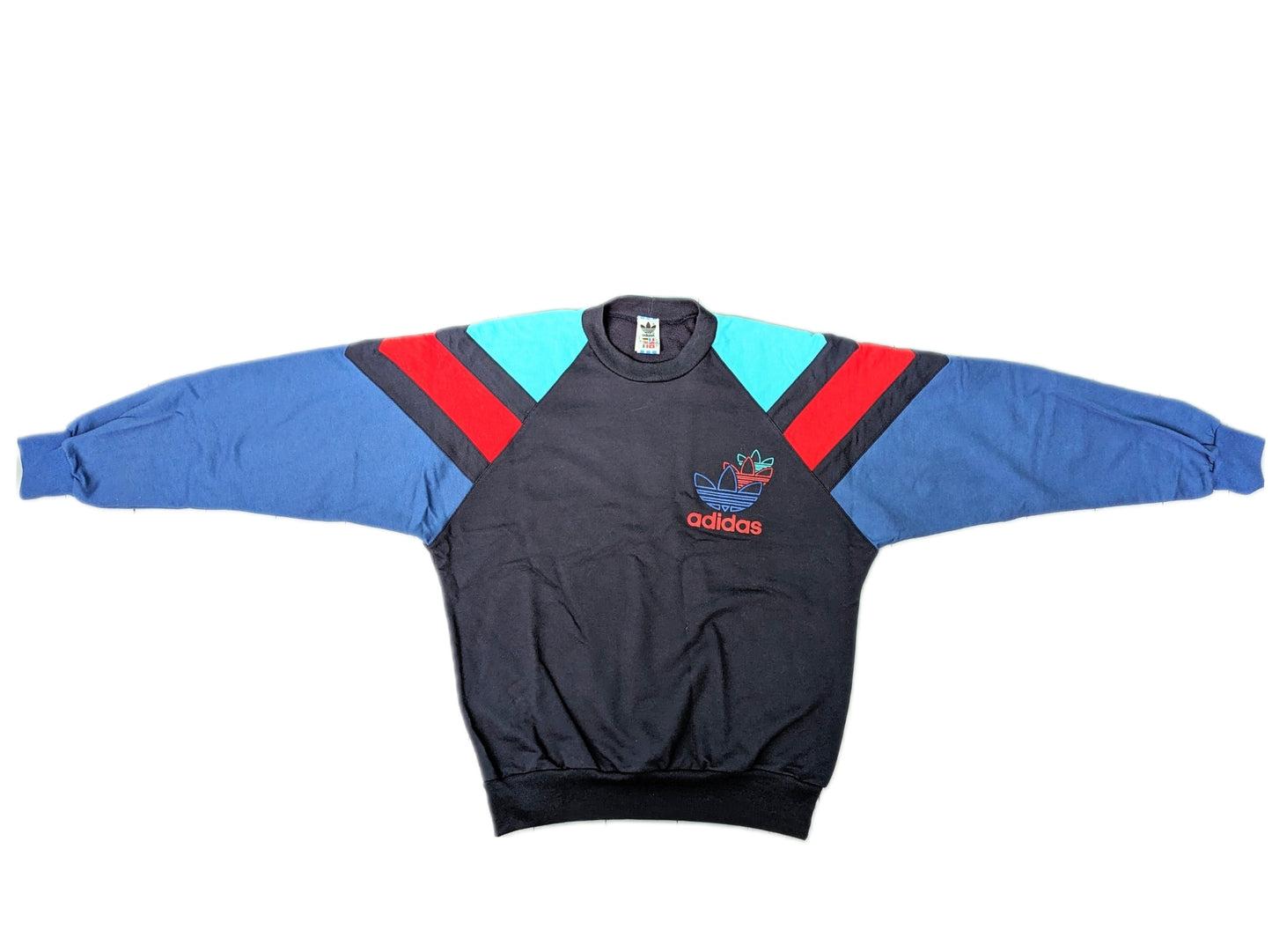 Vintage 90s Adidas Sweatshirt - Full Strech Front View